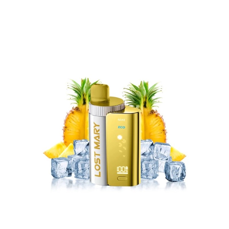 Puff Pineapple Ice 4 en 1 - Lost Mary by Elfbar | Eleciga NICOTINE ( SELS ) 20mg