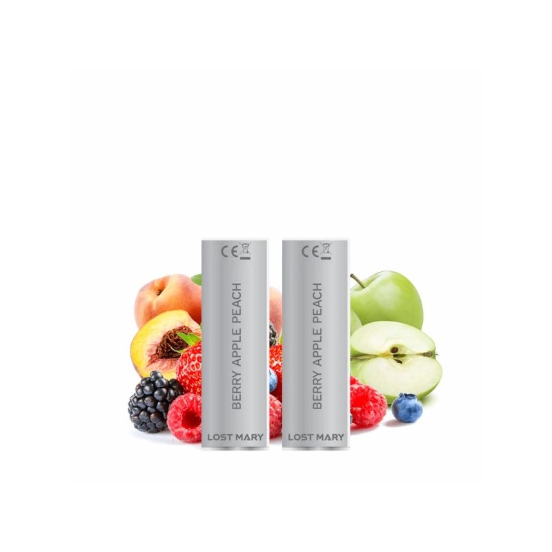 Cartouche Berry Apple Peach Pré-Remplie Pour Puff 4 in1 Lost Mary by Elfbar | Eleciga NICOTINE ( SELS ) 20mg