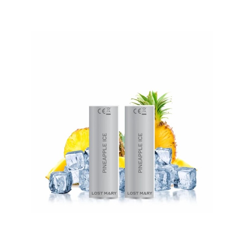 Cartouche Pineapple Ice Pré-Remplie Pour Puff 4 in1 Lost Mary by Elfbar | Eleciga NICOTINE ( SELS ) 20mg