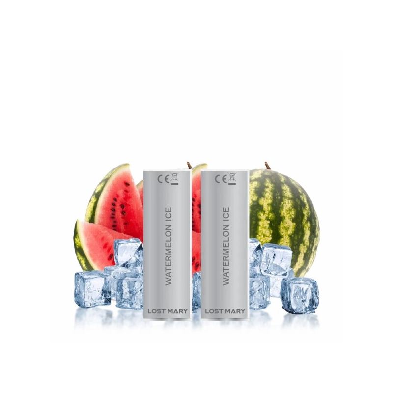 Cartouche Watermelon Ice Pré-Remplie Pour Puff 4 in1 Lost Mary by Elfbar | Eleciga NICOTINE ( SELS ) 20mg