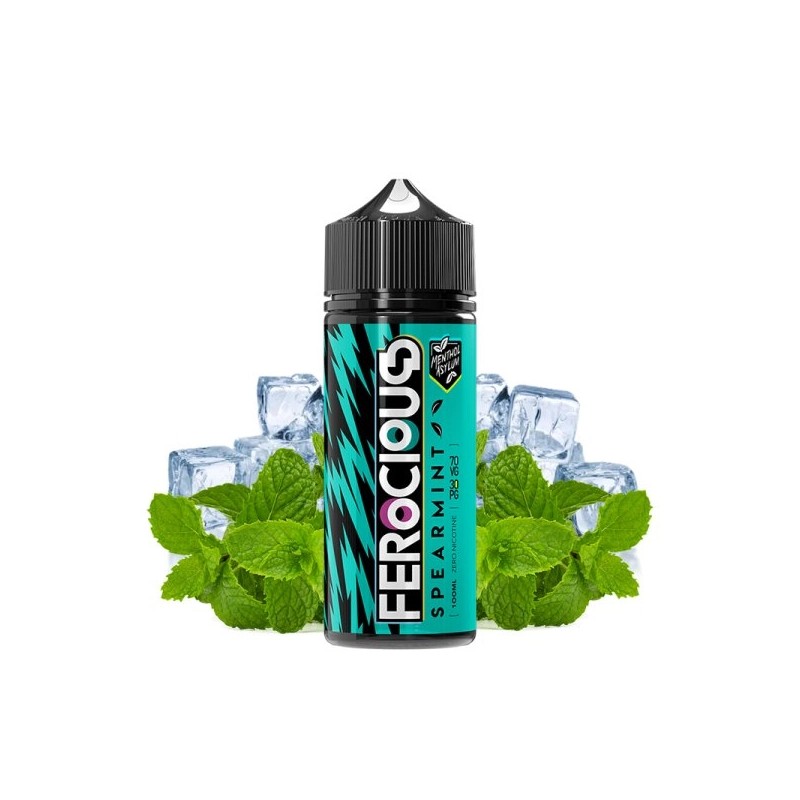 E liquide Spearmint 00mg 100ml Menthol Asylum by Ferocious Flavours | Eleciga CONTENANCE  100ml