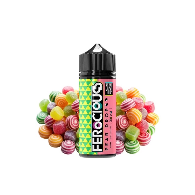 E liquide Pear Drops 00mg 100ml Candy Shop by Ferocious Flavours | Eleciga CONTENANCE  100ml