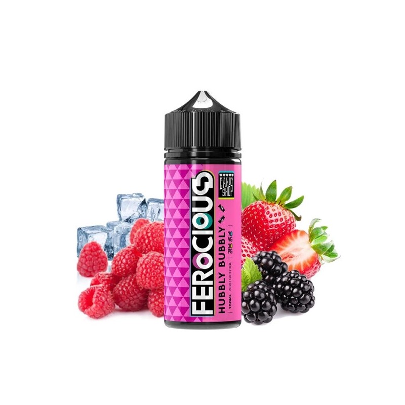 E liquide Hubbly Bubbly 00mg 100ml Candy Shop by Ferocious Flavours | Eleciga CONTENANCE  100ml