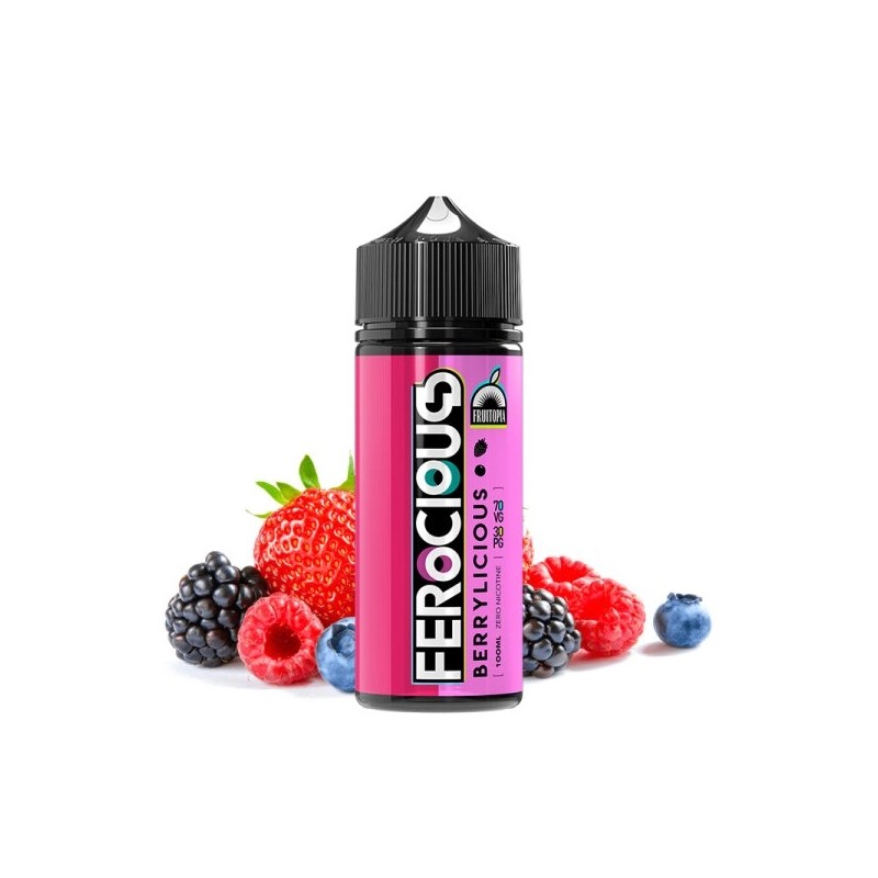 E liquide Berrylicious 00mg 100ml Fruitopia by Ferocious Flavours | Eleciga CONTENANCE  100ml