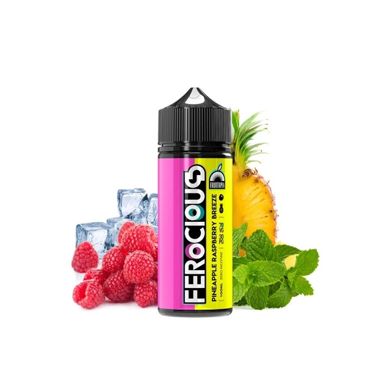 E liquide Pineapple Raspberry Breeze 00mg 100ml Fruitopia by Ferocious Flavours | Eleciga CONTENANCE  100ml