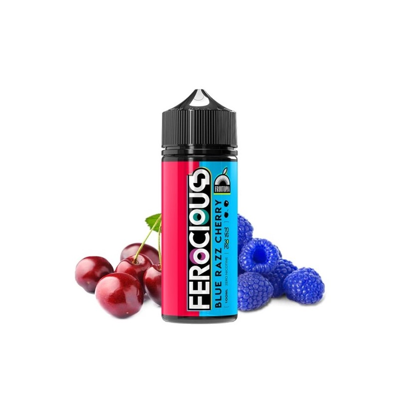 E liquide Blue Razz Cherry 00mg 100ml Fruitopia by Ferocious Flavours | Eleciga CONTENANCE  100ml