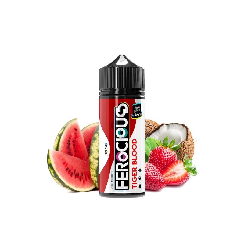 E liquide Tiger Blood 00mg 100ml Bar Juice by Ferocious Flavours | Eleciga