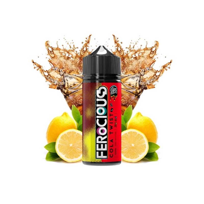 E liquide Cola Twist 00mg 100ml Thirsty by Ferocious Flavours | Eleciga CONTENANCE  100ml