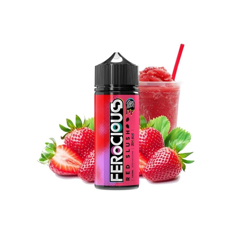 E liquide Red Slush 00mg 100ml Thirsty by Ferocious Flavours | Eleciga CONTENANCE  100ml