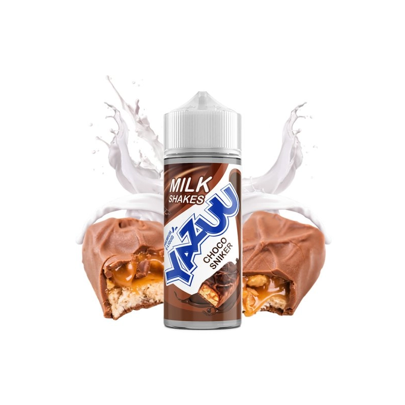 E-liquide Choco Sniker 100ml – VapeIQ | Milk-Shake Gourmand Snicker | Fabriqué au Royaume-Uni | Eleciga CONTENANCE  100ml