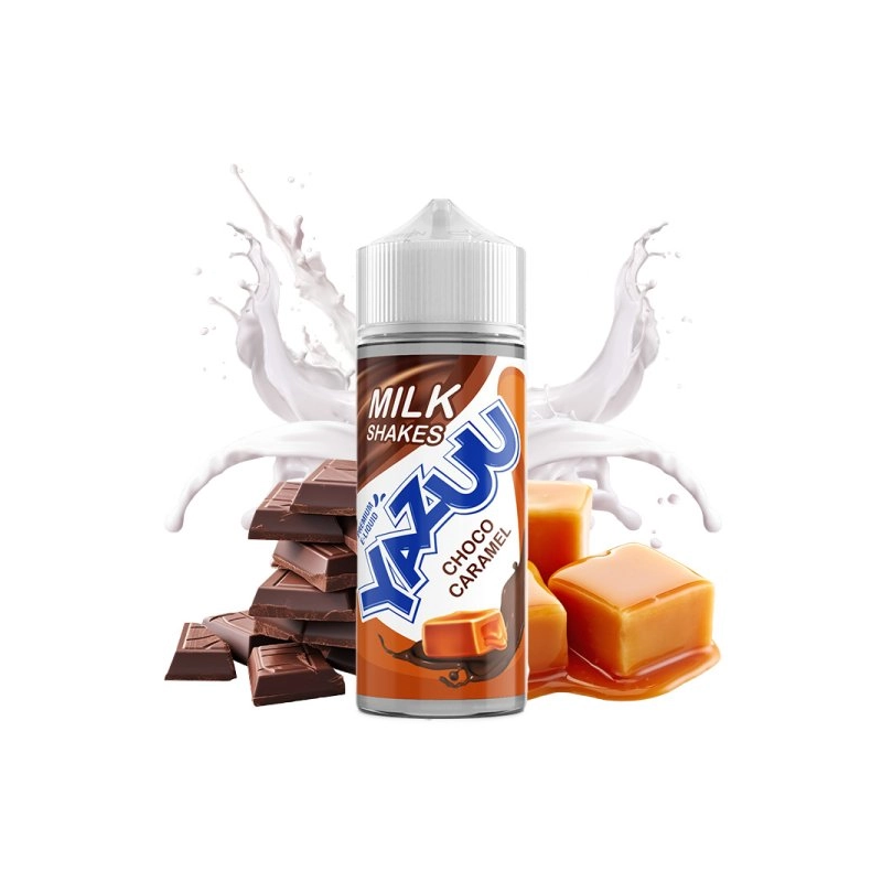 E-liquide Choco Caramel 100ml - VapeIQ | Gourmandise Chocolat et Caramel | Gamme Yazuu Milk-Shakes | Eleciga CONTENANCE  100ml