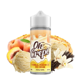 Vanilla Peaches & Ice Cream 00mg 100ml - Oh Crepe by VapeIQ