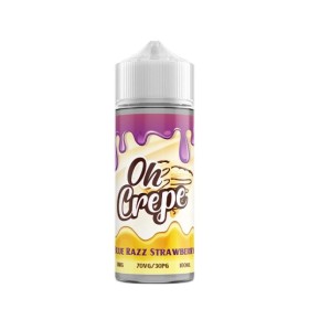 Blue Razz Strawberry 00mg 100ml - Oh Crepe by VapeIQ