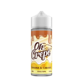 Banana & Caramel 00mg 100ml - Oh Crepe by VapeIQ