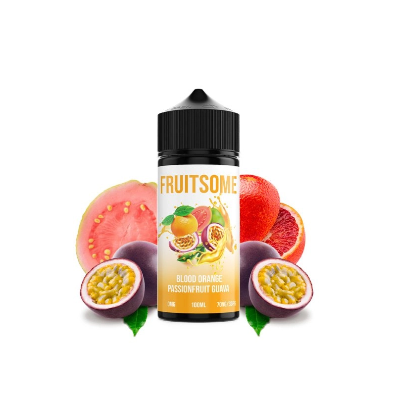 E-liquide Blood Orange Passion Fruit Guava 00mg 100ml - Fruitsome by VapeIQ | Eleciga CONTENANCE  100ml