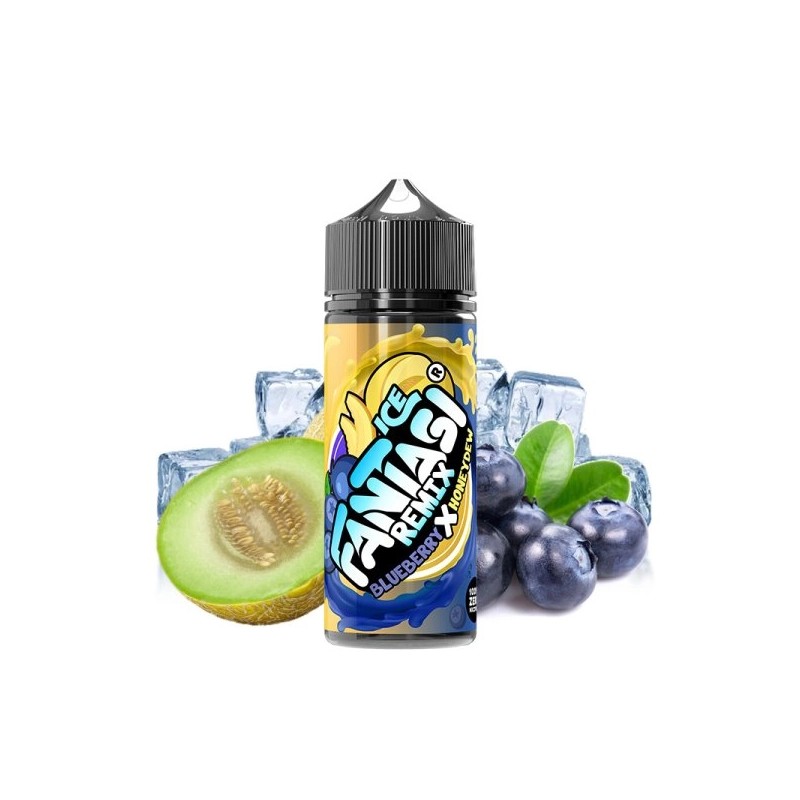 E-liquide Blueberry X Honeydew Ice 100ml - Fantasi | Saveurs Baies Bleues et Melon Glacé | Fabrication UK | Eleciga CONTENANCE  100ml