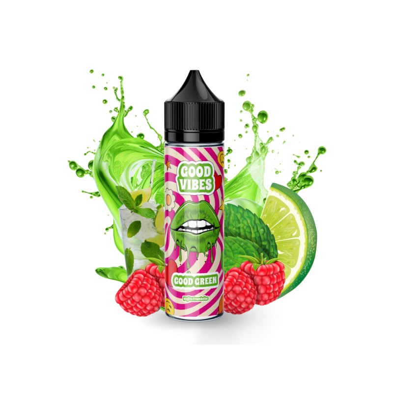 E liquide Good Green 00mg 50ml - Good Vibes | Eleciga CONTENANCE  50ml