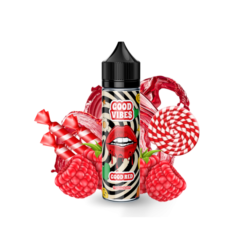 E liquide Good Red 00mg 50ml - Good Vibes | Eleciga CONTENANCE  50ml