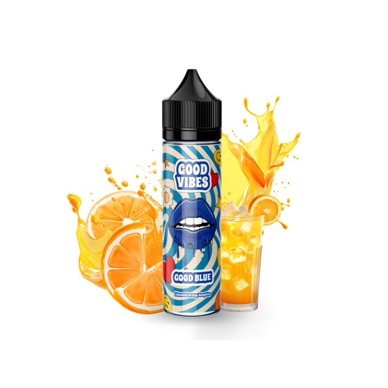 E liquide Good Blue 00mg 50ml - Good Vibes | Eleciga CONTENANCE  50ml