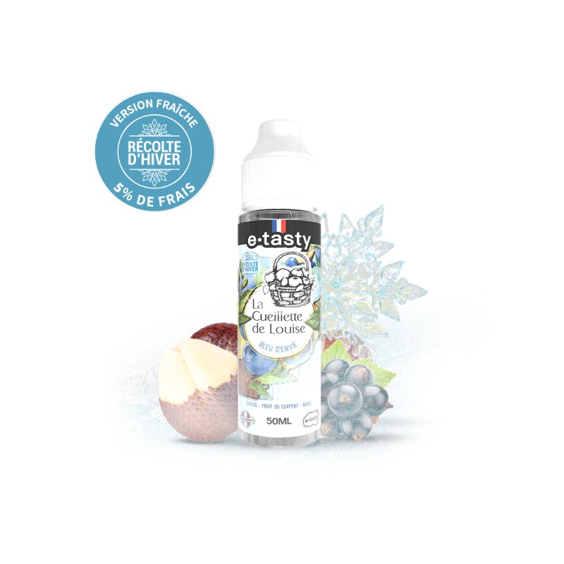 E-liquide Bleu d'envie d'hiver 50ml - La Cueillette de Louise | E-tasty | Cassis, Baies, Fruit du serpent et frais | Eleciga CONTENANCE  50ml