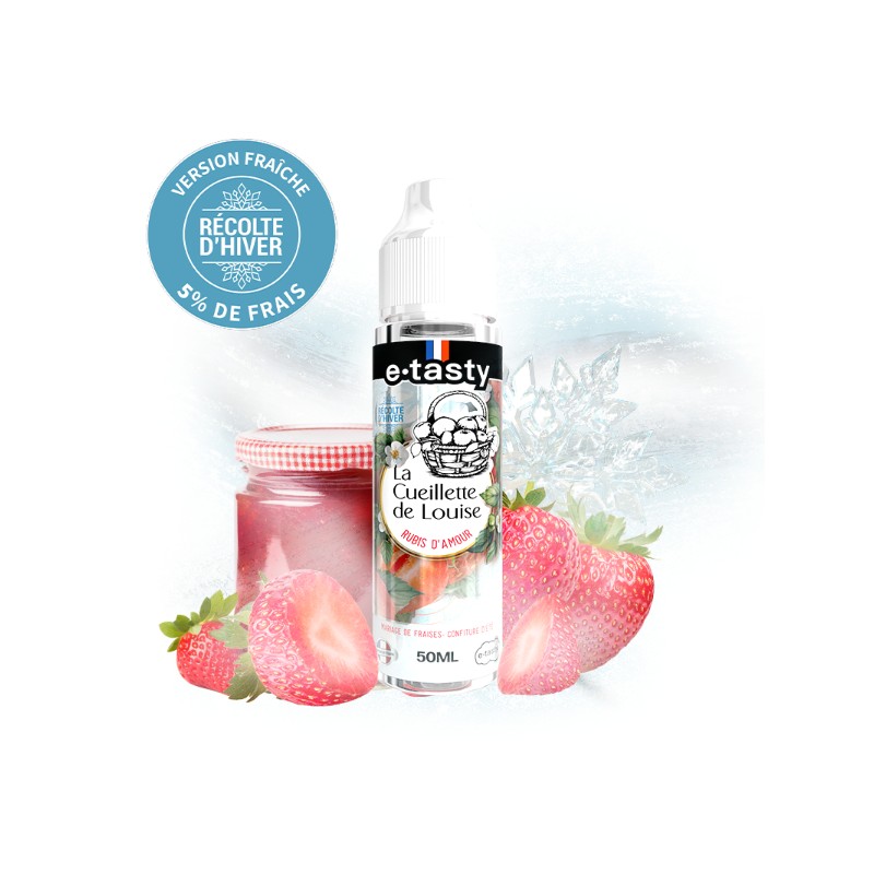 E liquide Rubis d'Amour d'hiver 00mg 50ml La Cueillette de louise - E-tasty | Fraises, Confiture et Frais | Eleciga CONTENANCE  50ml