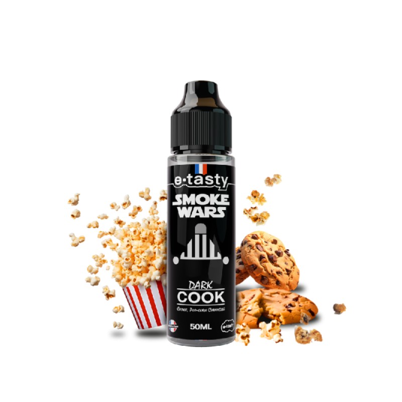 E-liquide Dark Cook - Smoke Wars par E-tasty | Cookie & Popcorn Caramélisé | Eleciga