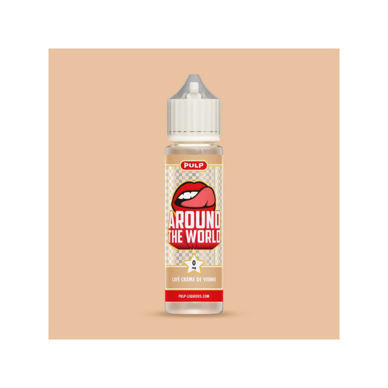 E-liquide Café crème de Vienne 00mg 50ml Around the world - Pulp| Eleciga