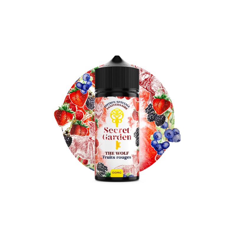 E-liquide The Wolf Edition Anniversaire 00mg 100ml Secret Garden - Secret's Lab | Eleciga CONTENANCE  100ml