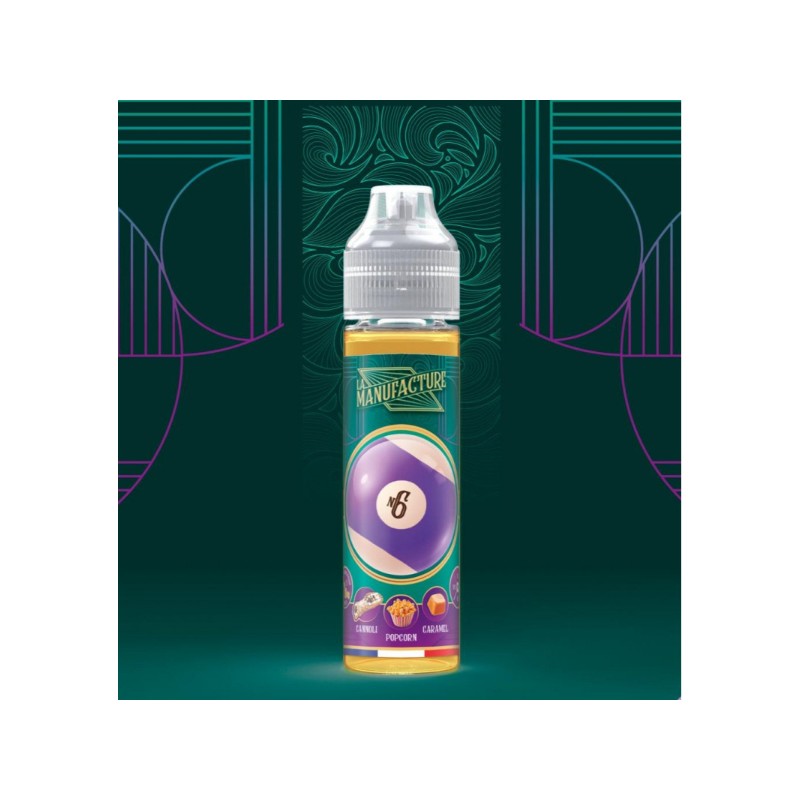 E liquide Cannoli Popcorn Caramel N°6 00mg 50ml La Manufacture | Eleciga CONTENANCE  50ml