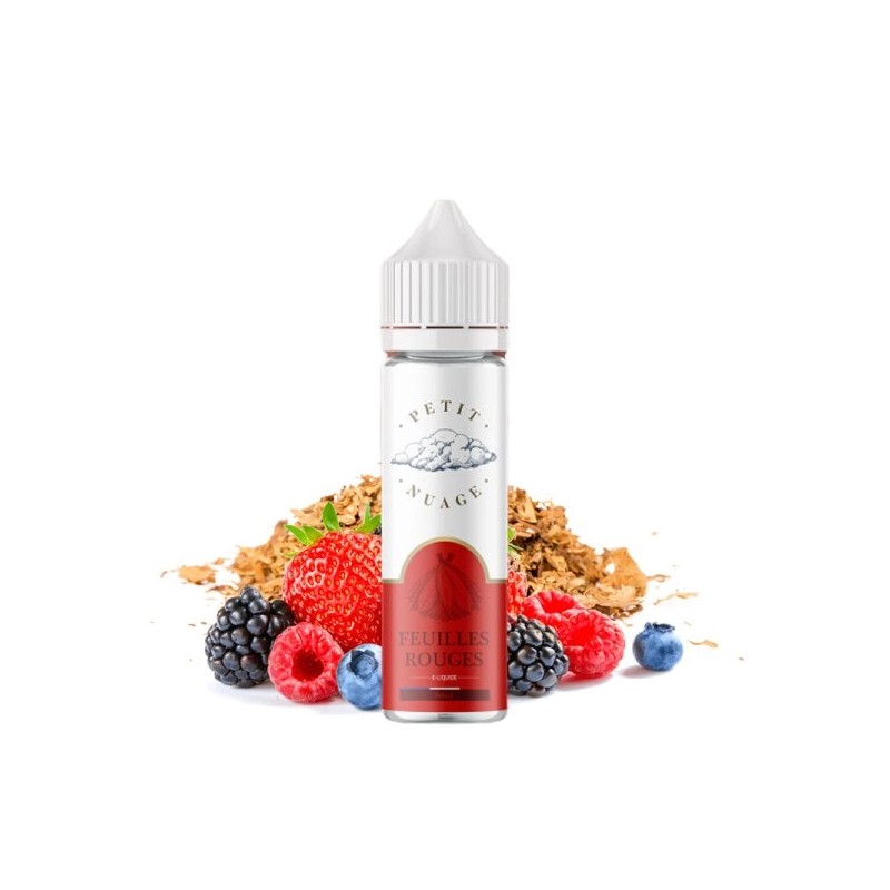 E liquide Feuille Rouge 00mg 50ml Petit Nuage | Eleciga CONTENANCE  50ml