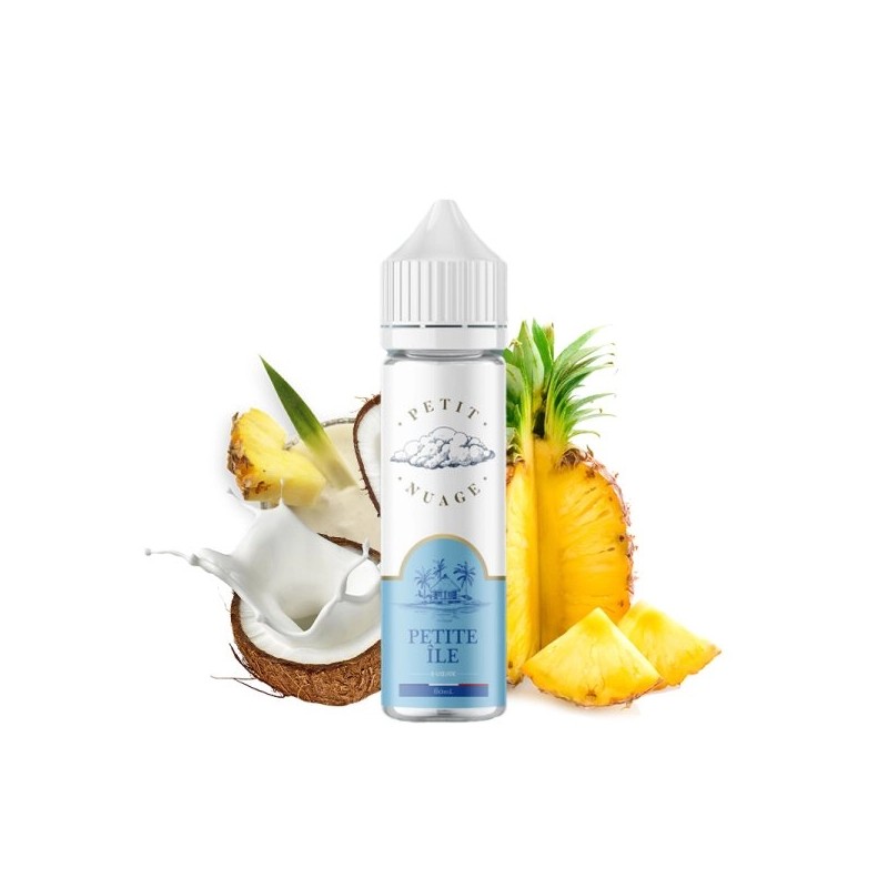 E liquide Petite Île 00mg 50ml Petit Nuage | Eleciga CONTENANCE  50ml