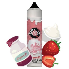 Strawberry & Cream 00mg 50ml Yoguruto Aisu - Zap Juice