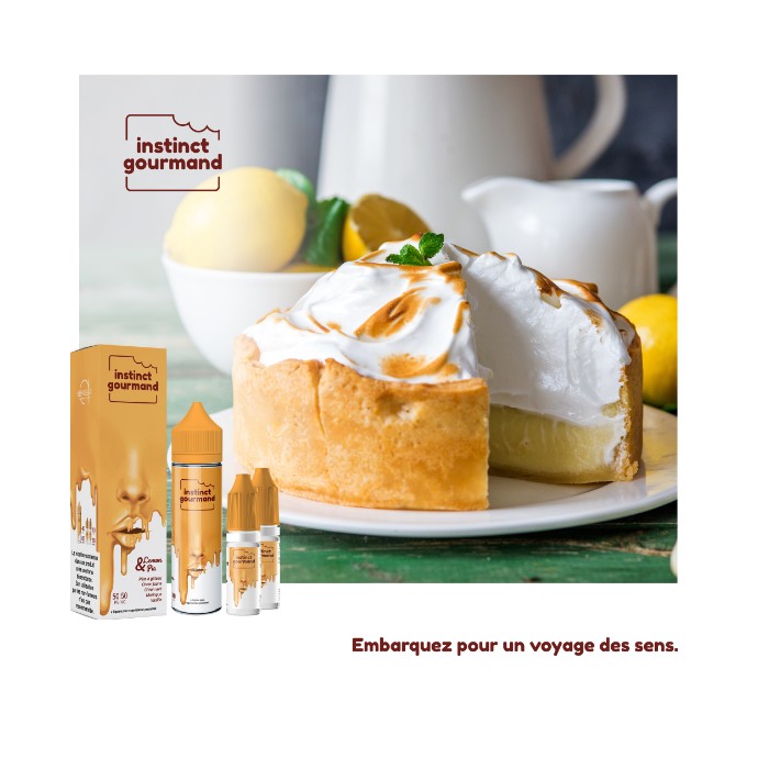 Lemon & Pie 60ml Instinct E liquide Gourmand - Alfaliquid | Eleciga