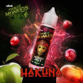 Hakuna 00mg 50ml -  E liquide Monkey Mix de Twelve Monkeys - Pommes Cranberry