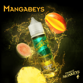 Mangabeys 00mg 50ml Monkey Mix - Twelve Monkeys - Mangue ananas Goyave